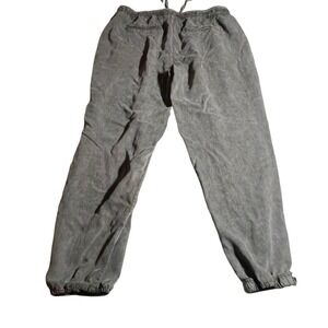 Womens Gray Acid Wash Jogger‎ Pants Elastic Waist Drawstring Ten el